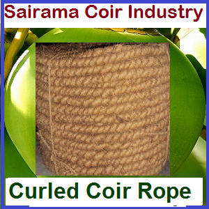 Curled Coir Rope -siarama coir industry